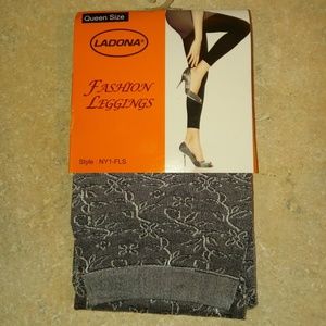 Ladona Patterned Fashion Leggings Size Queen